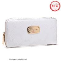 michael kors jet set monogram continental groot wit portefeuilles Handtas Outlet e983m995